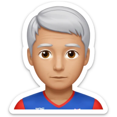 russia sport silver sticker