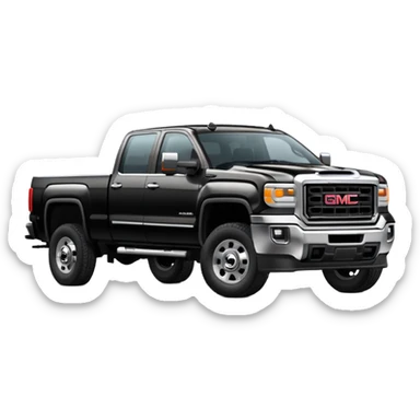 GMC sierra 2500hd truck sticker