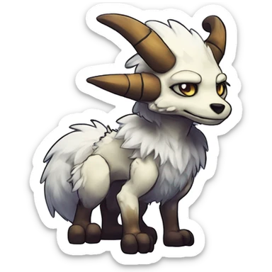 Cute Protogen-vernid-sergal by griffsnuff & LiLaiRa & Falvie sticker