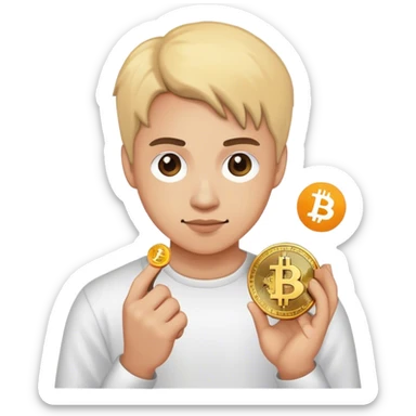 bitcoin holder sticker
