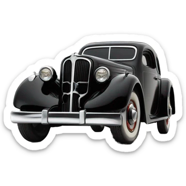Darth Vader themed sporty Batman’s 1936 Cord 810  sticker