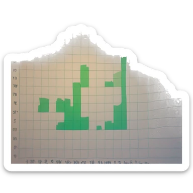 Chart that goes up sticker