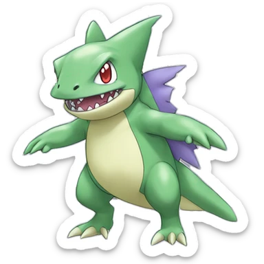 Larvitar-Sharpedo-Gabite-Gible-Digimon Full Body sticker