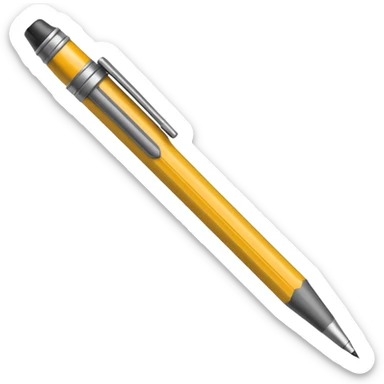 Pencil sketch sticker