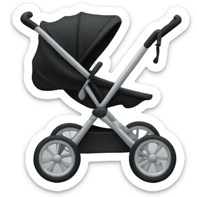 Black stroller sticker