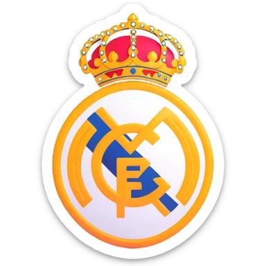 Real Madrid logo sticker