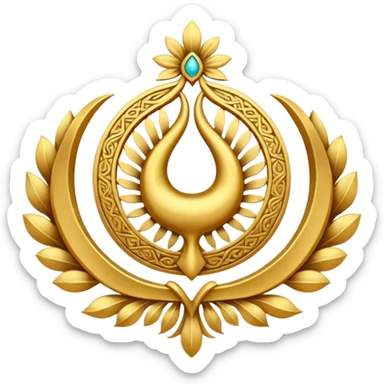Farvahar iranian's symbol sticker