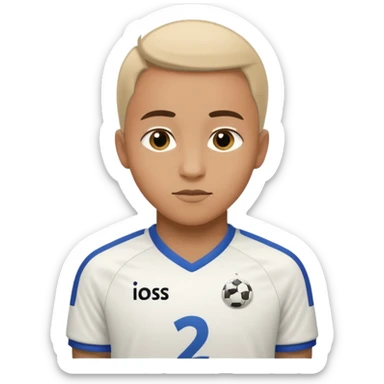 White soccer jersey turn around with number 22 and my name RONIHO sticker