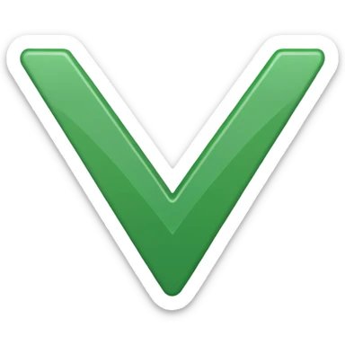 Emoji de V de verificado sticker