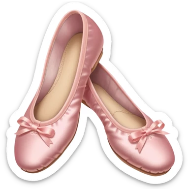 Pink ballet shoes  sticker