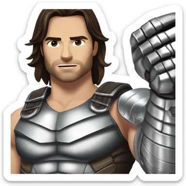 bucky barnes chest sticker