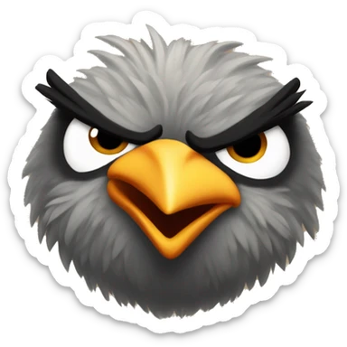 Angry bird  sticker
