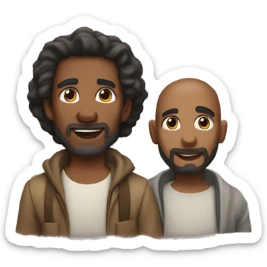 Isaac and Ishmael sticker