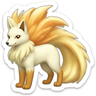 ninetails sticker