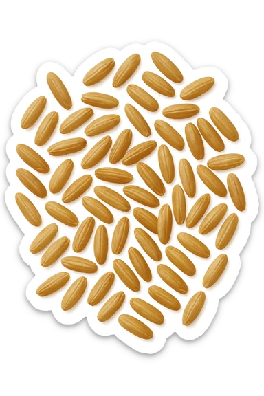 riso integrale visti dall'alto sticker