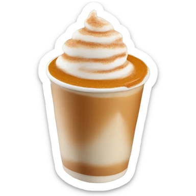 Pumpkin spice latte  sticker