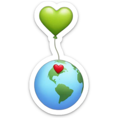 Hasme un globo con corazon y el numero 11 sticker