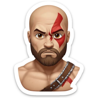 kratos sticker