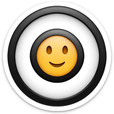 Draw a circle with a blank checkmark ☑️ sticker