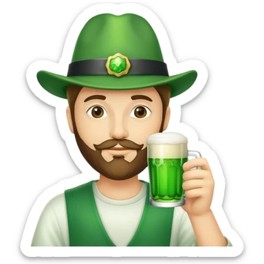 St Patrick’s day sticker