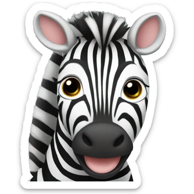 zebra fast and furious sticker