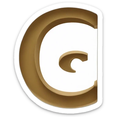 letter c sticker