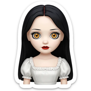 Annabelle doll from The Conjuring movie sticker