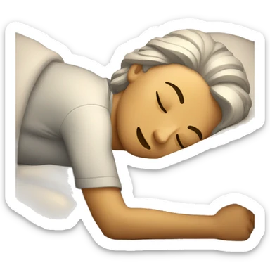 sleeping sticker