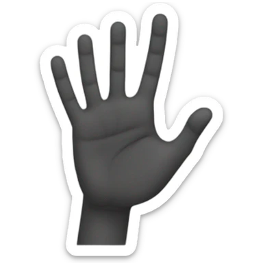 Mano con dedo pulgar hacia arriba sticker