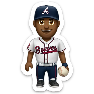 atlanta braves sticker