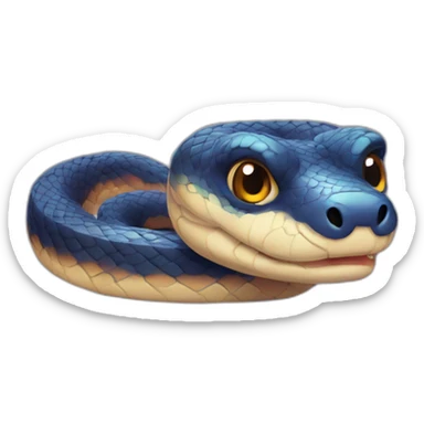 cute snake sticker