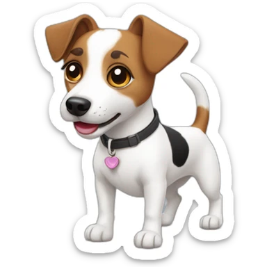 jack russel terrier sticker