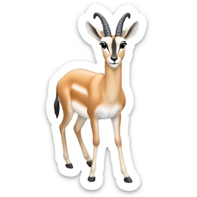 gazelle on the internet sticker