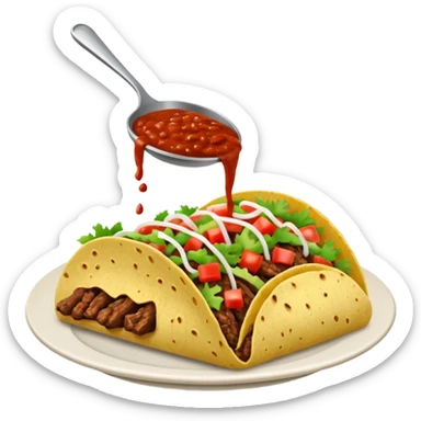 Un tac Tac a una pantalla de teléfono sticker