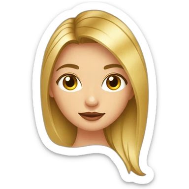 Belle femme boit un moscow mule sticker