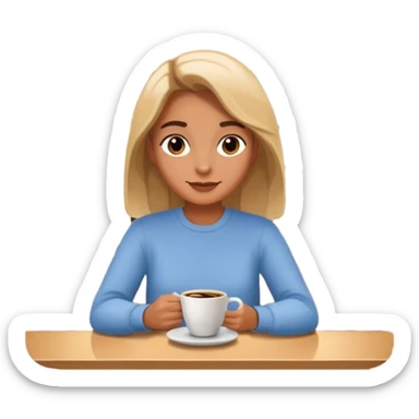 tienda de café sticker