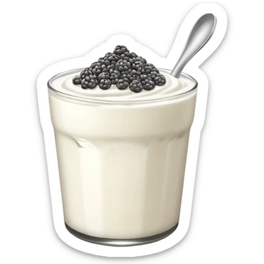 chia yoghurt with chia seeds ultra hd goop  sticker