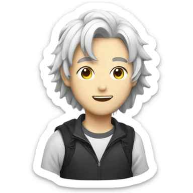 an anime fan sticker