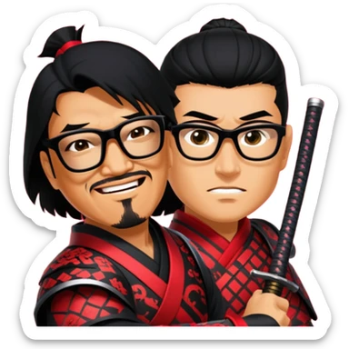 Daring Samurai sticker
