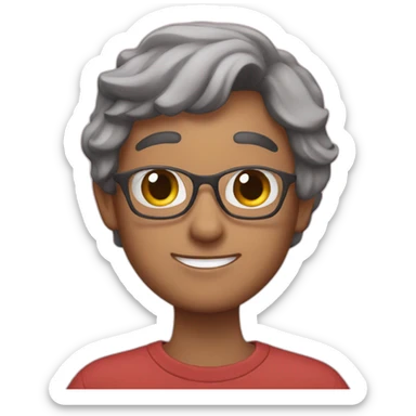 a person who loves make selfies sticker