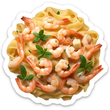 Shrimp Pasta sticker