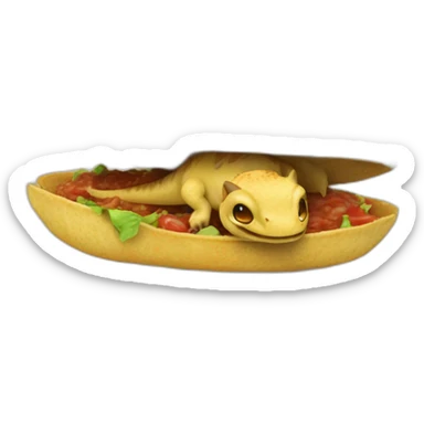 Un tacos dinosaure sticker