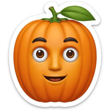 Hace la fruta albaricoque sticker