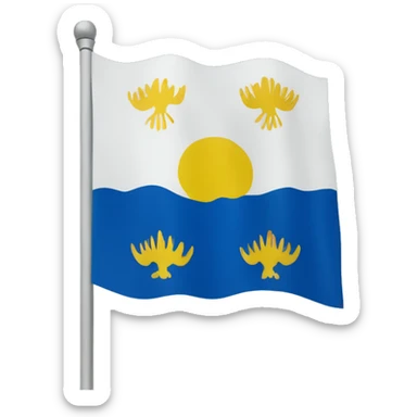 Yakutia flag sticker