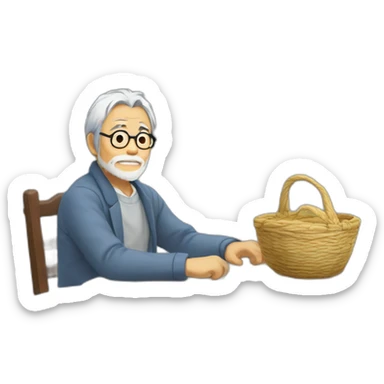hayao miyazaki sticker