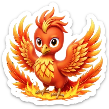 Baby phoenix - rising from ashes








 sticker