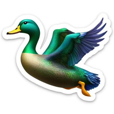 Duck hunting sticker