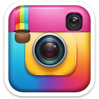 Instagram logo emoji style sticker