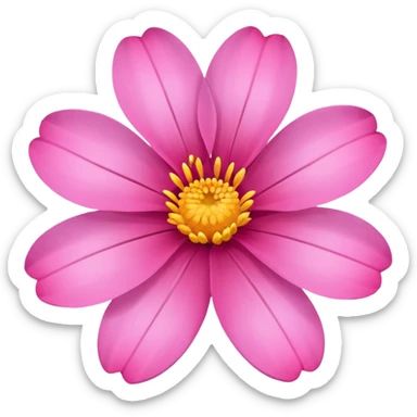 flower pink sticker