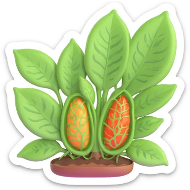 highly scientific detailed labeled 3D illustration focusing on stomata function in photosynthesis showing gas exchange guard cells and molecular movement transparent background sticker